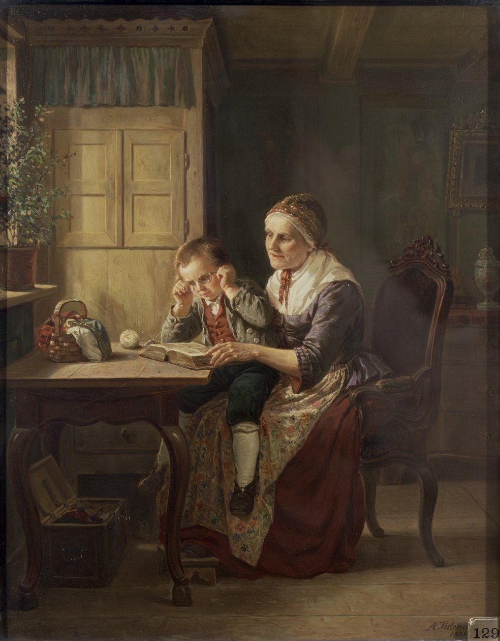 Omas Liebling von Adolph Tidemand