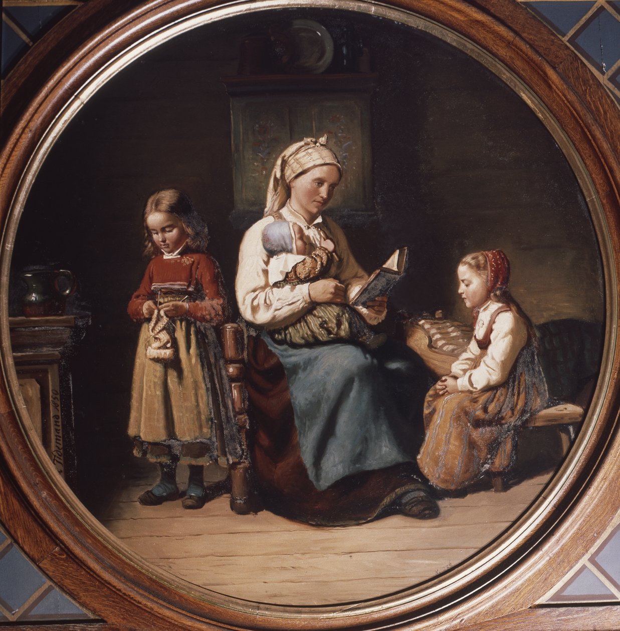 Mutter unterrichtet von Adolph Tidemand