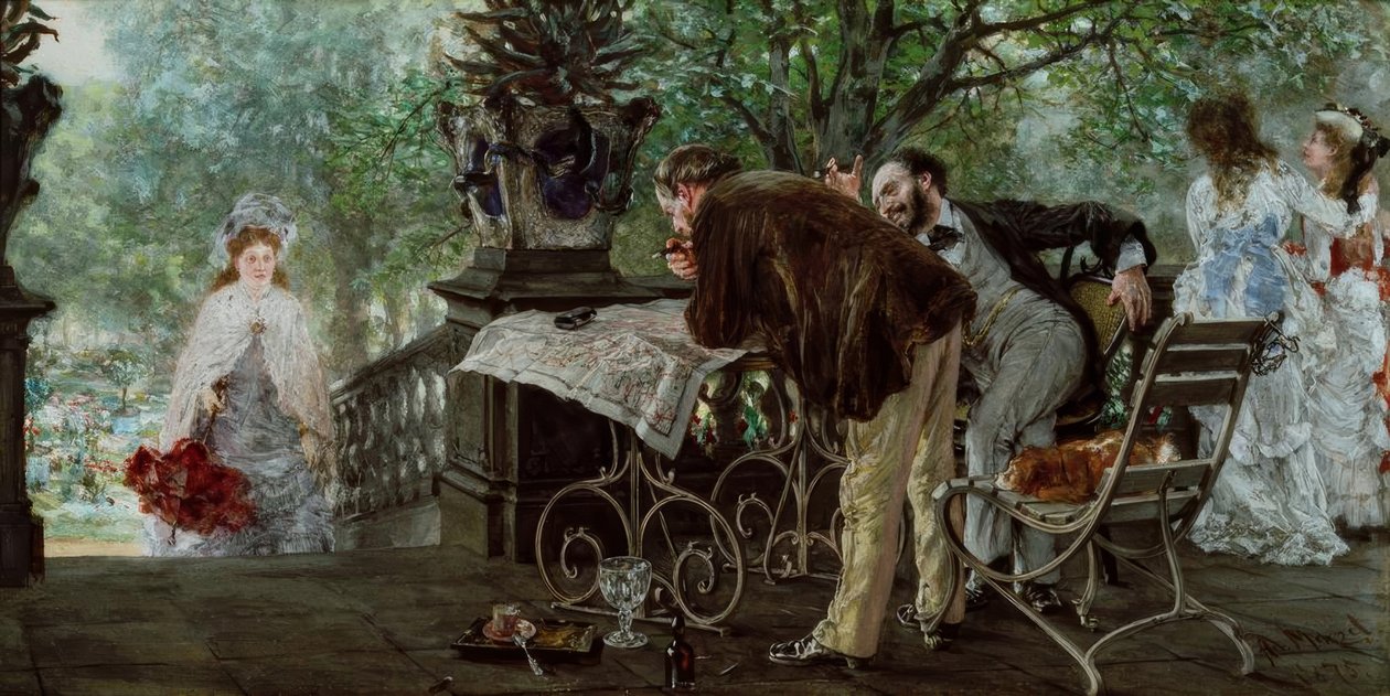 Reisepläne von Adolph Menzel