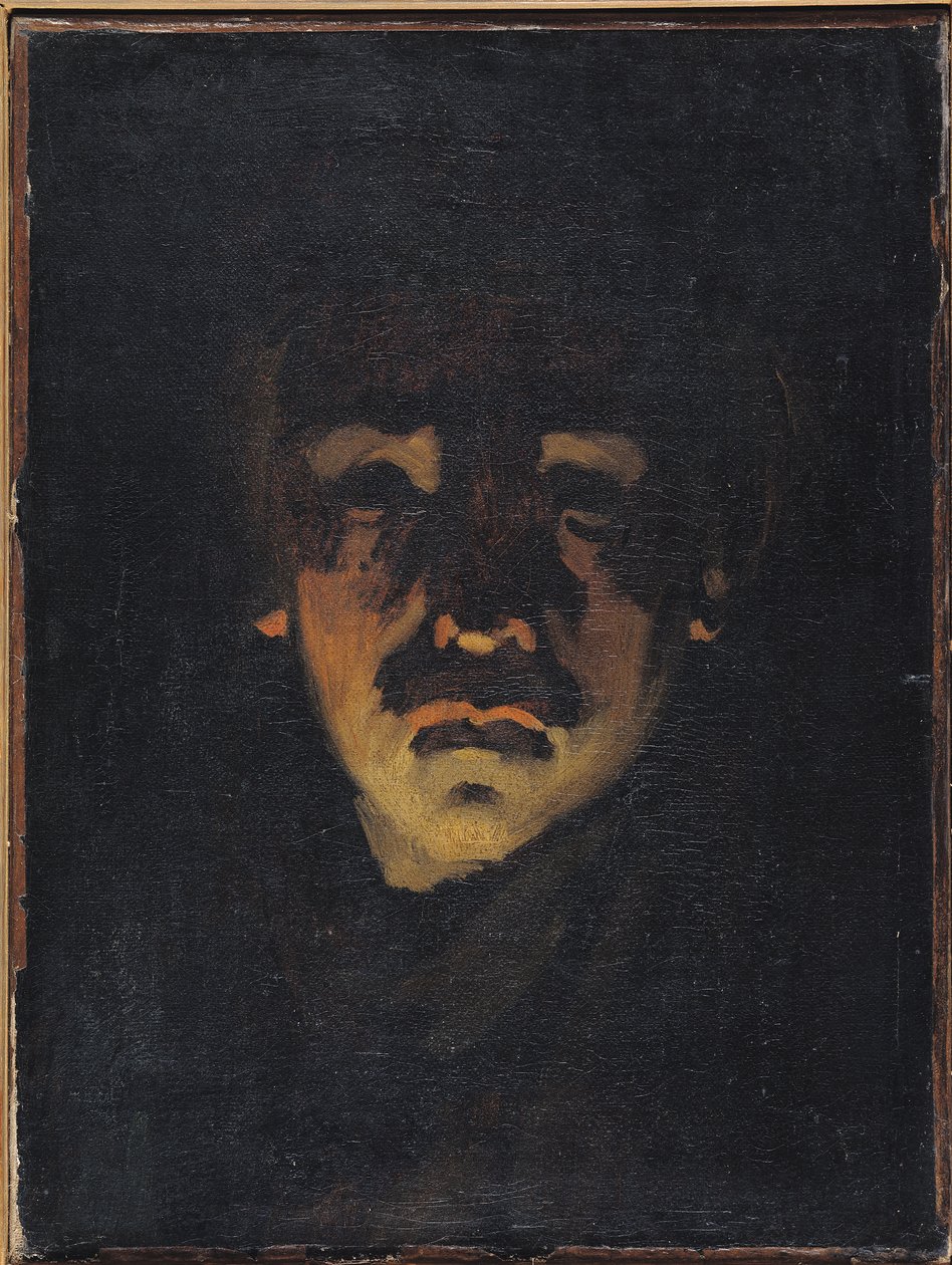 Selbstporträt von Adolphe Felix Cals