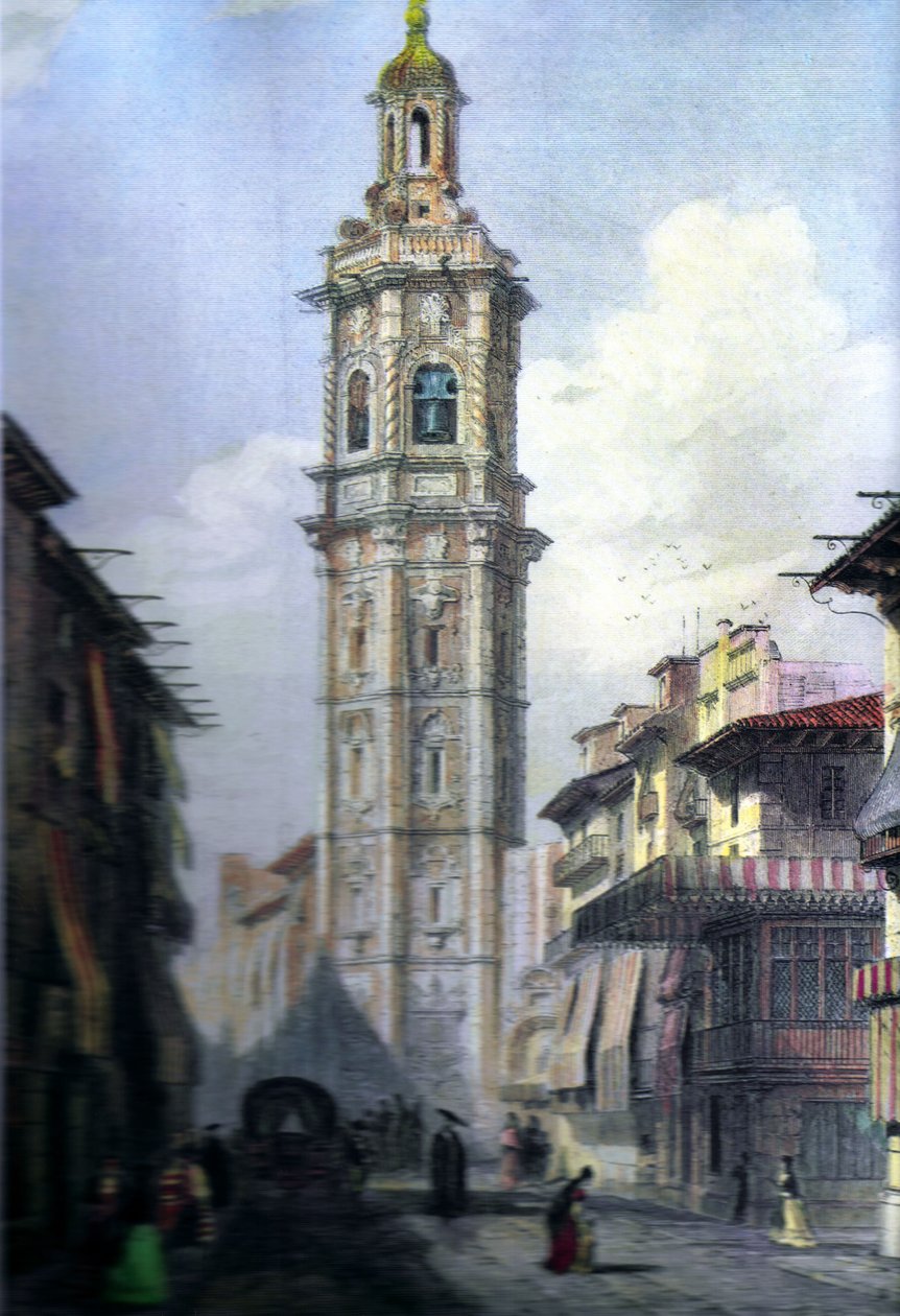Der Turm von Santa Catalina von Adolphe Rouargue