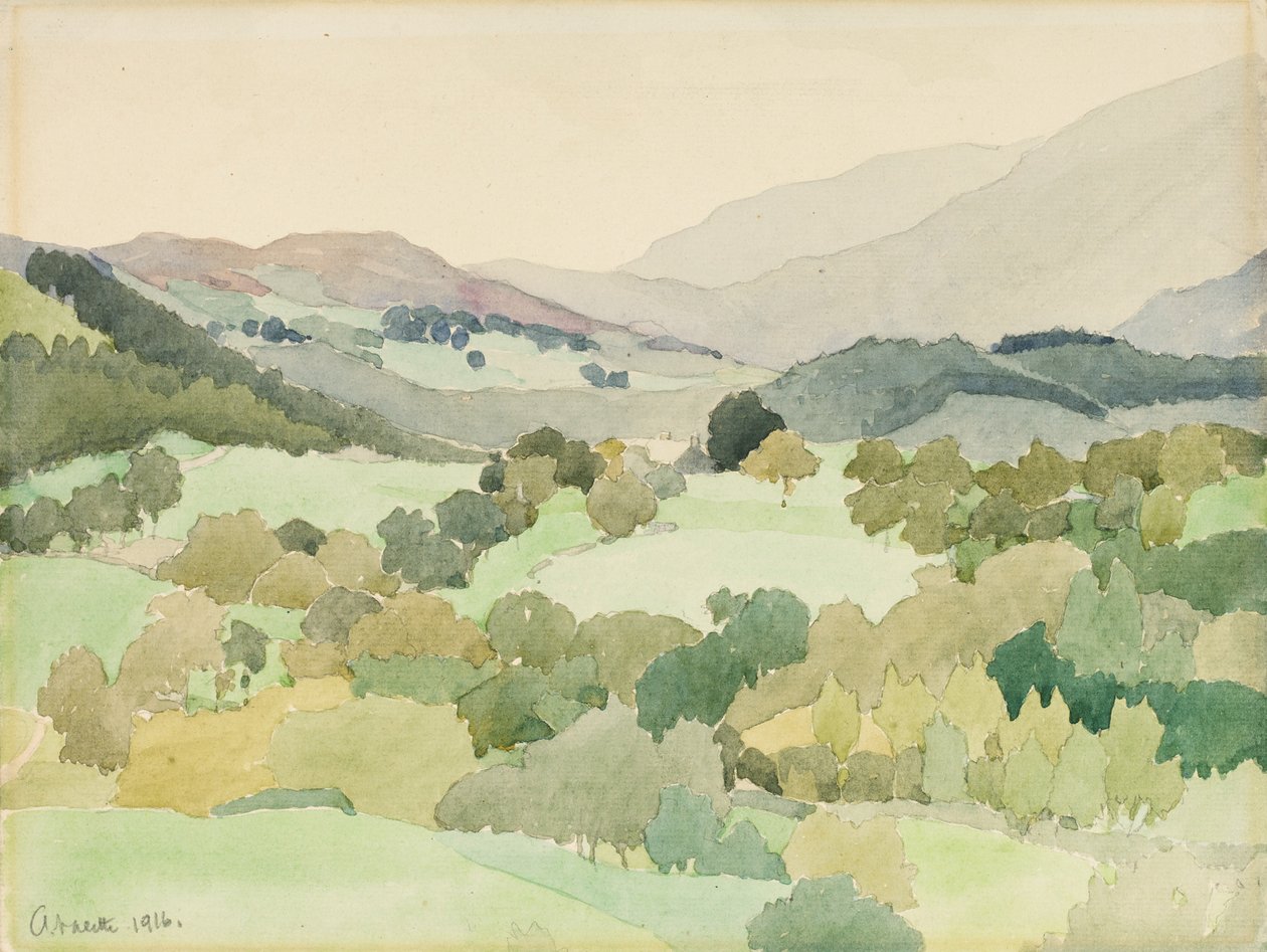 In der Nähe von Ambleside, 1916 von Adolphe Valette