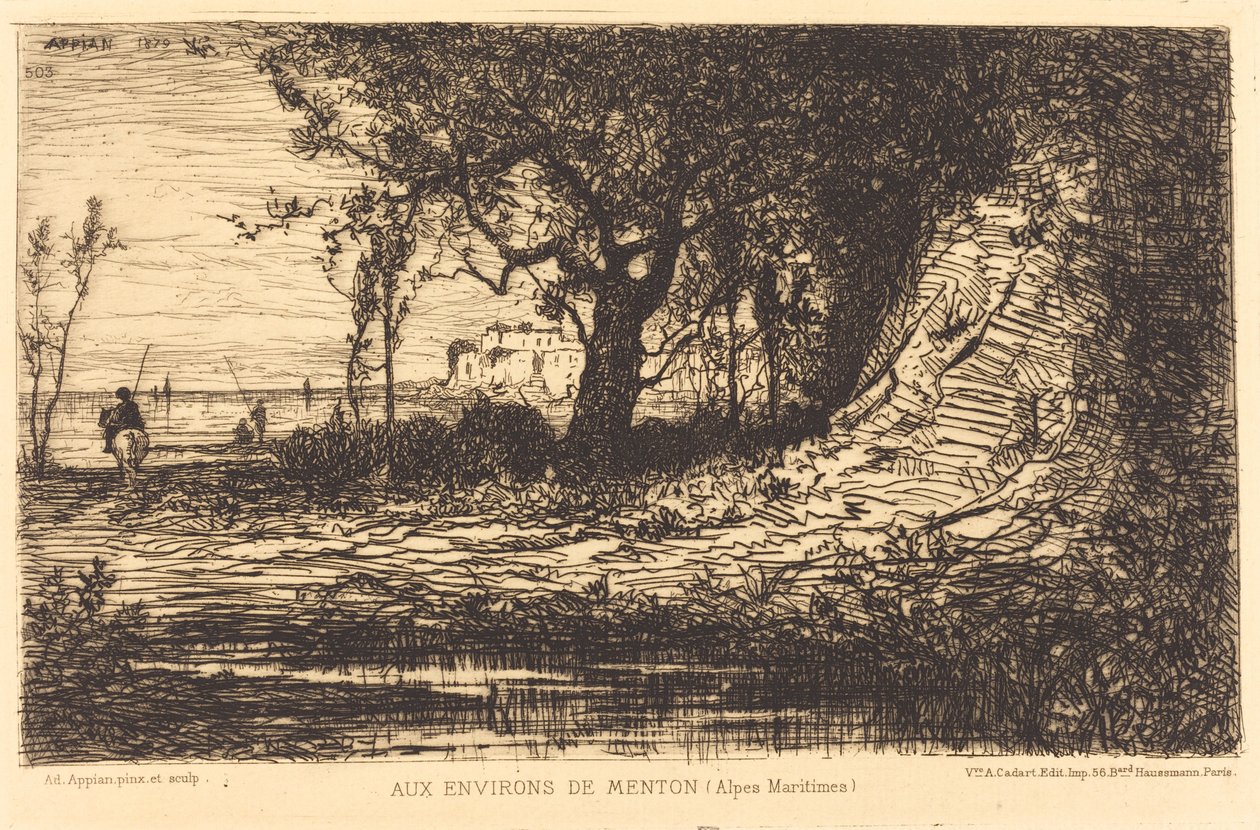 In der Umgebung von Menton von Adolphe Appian