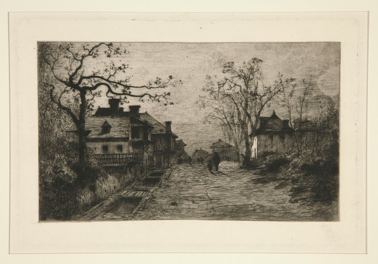 Rue du Village d von Adolphe Appian