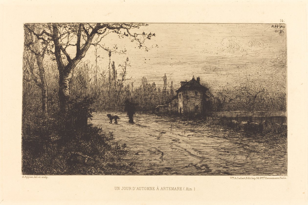 Ein Herbsttag in Artemare von Adolphe Appian