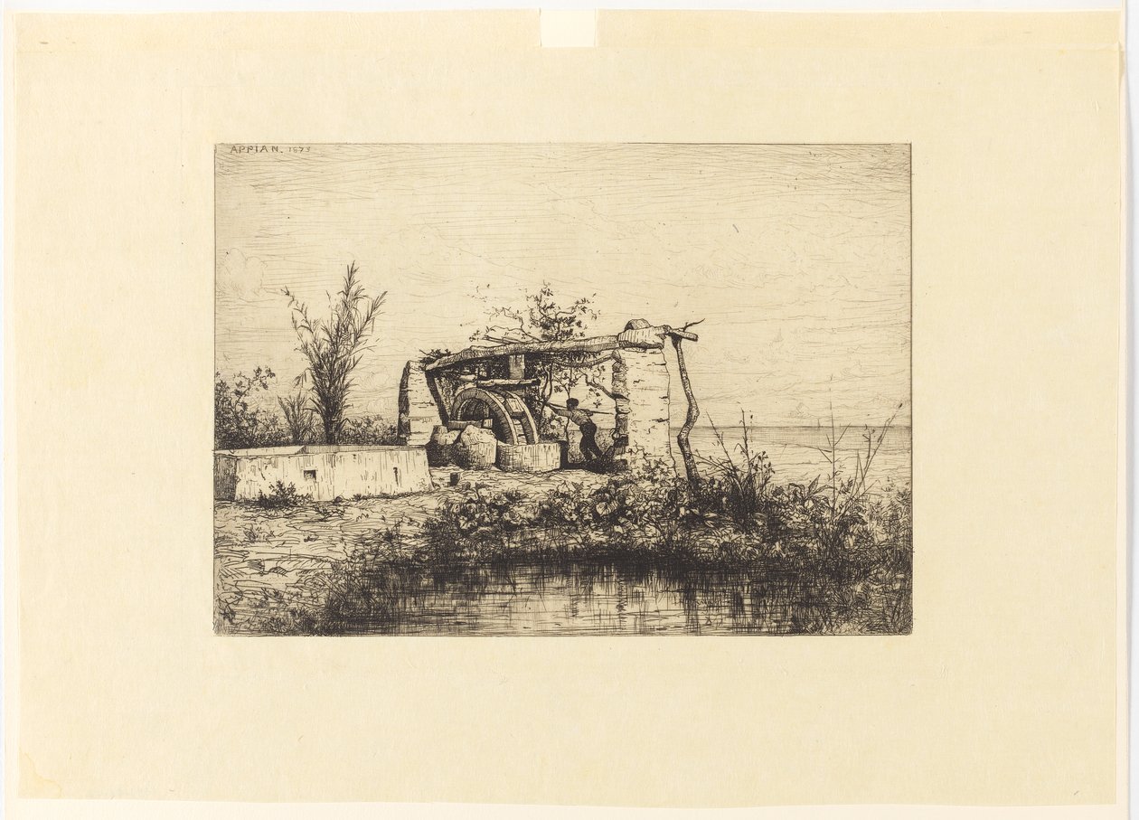 Eine Moria in Bodiquier (Italien) von Adolphe Appian