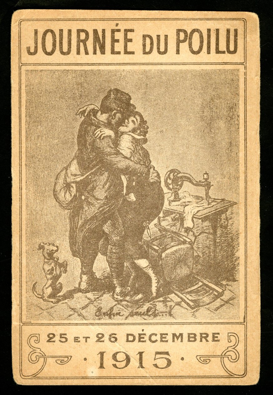 "Journee Du Poilu" von Adolphe Leon Willette