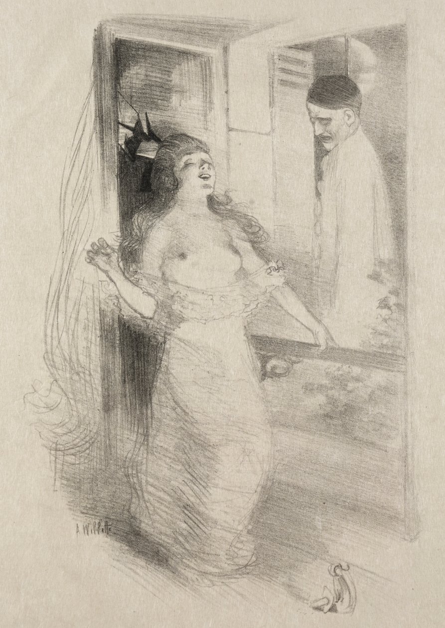 Pierrot von Adolphe Léon Willett