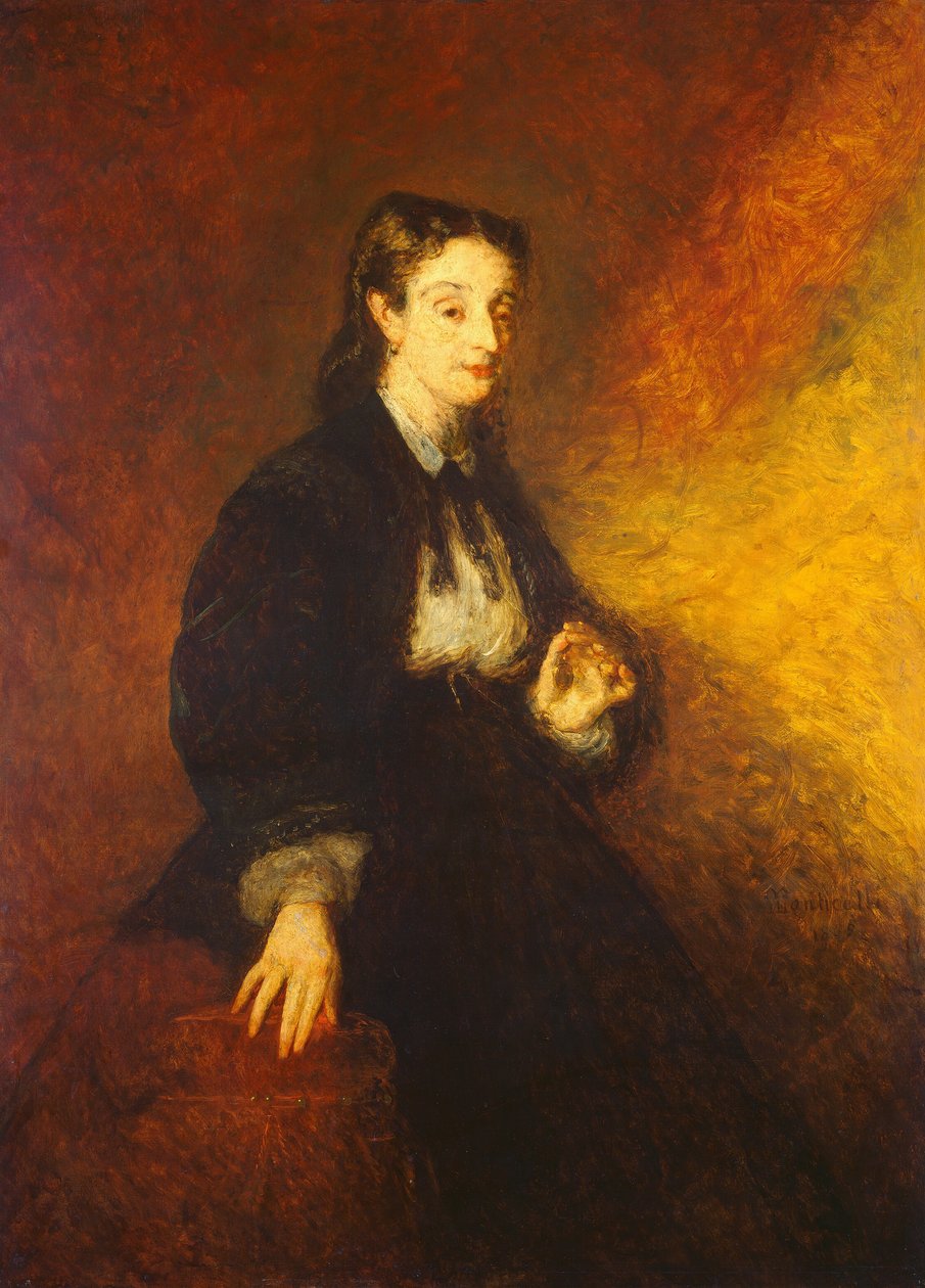 Madame Cahen, 1869 von Adolphe Monticelli