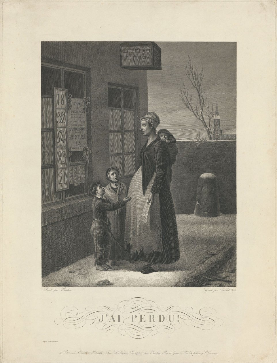 Jai Perdu!, 1824 von Adolphe Roehn