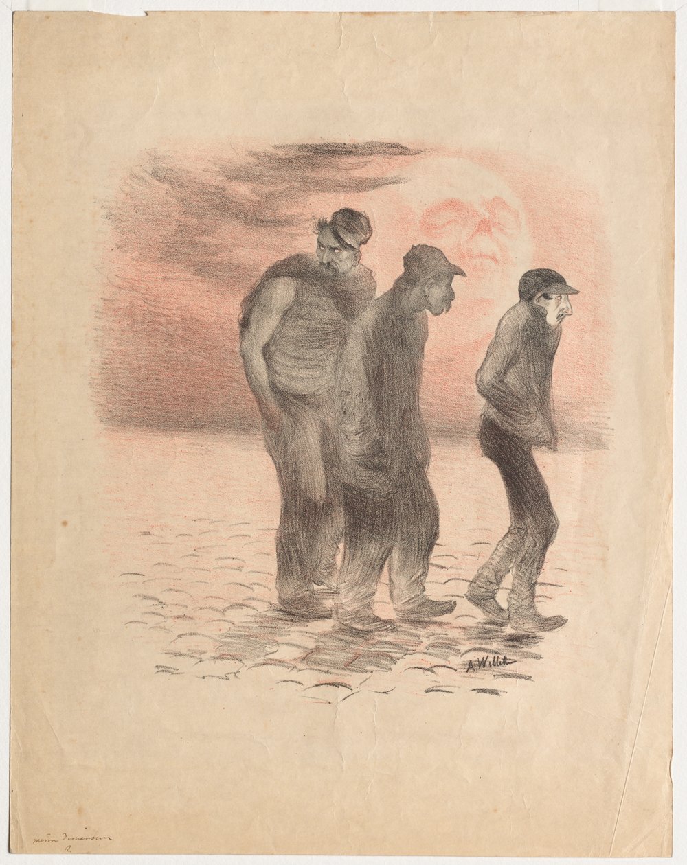Pariser Szenen und Mörder von Adolphe Willette