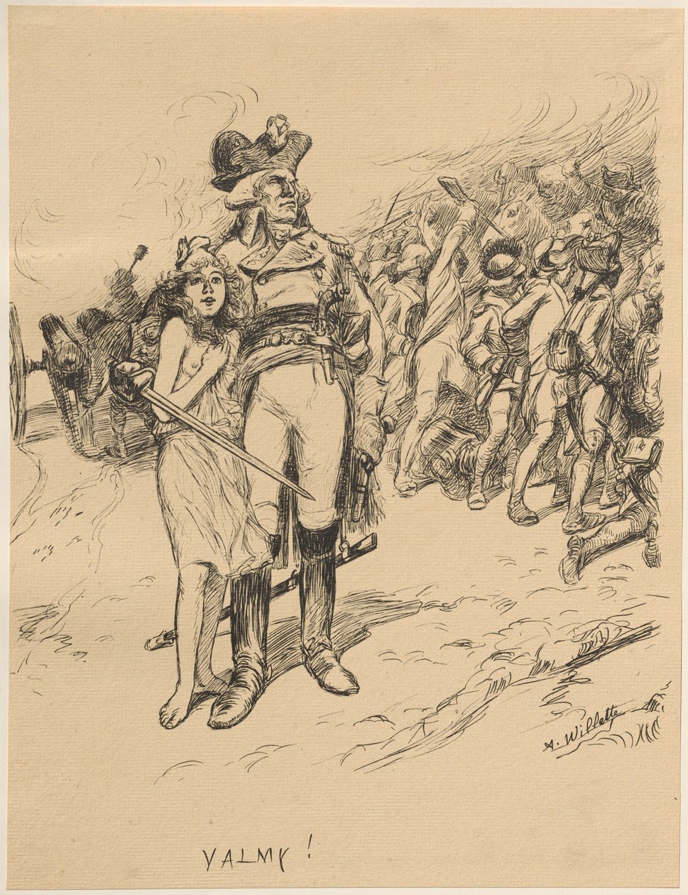 Valmy, 1899 von Adolphe Leon Willette