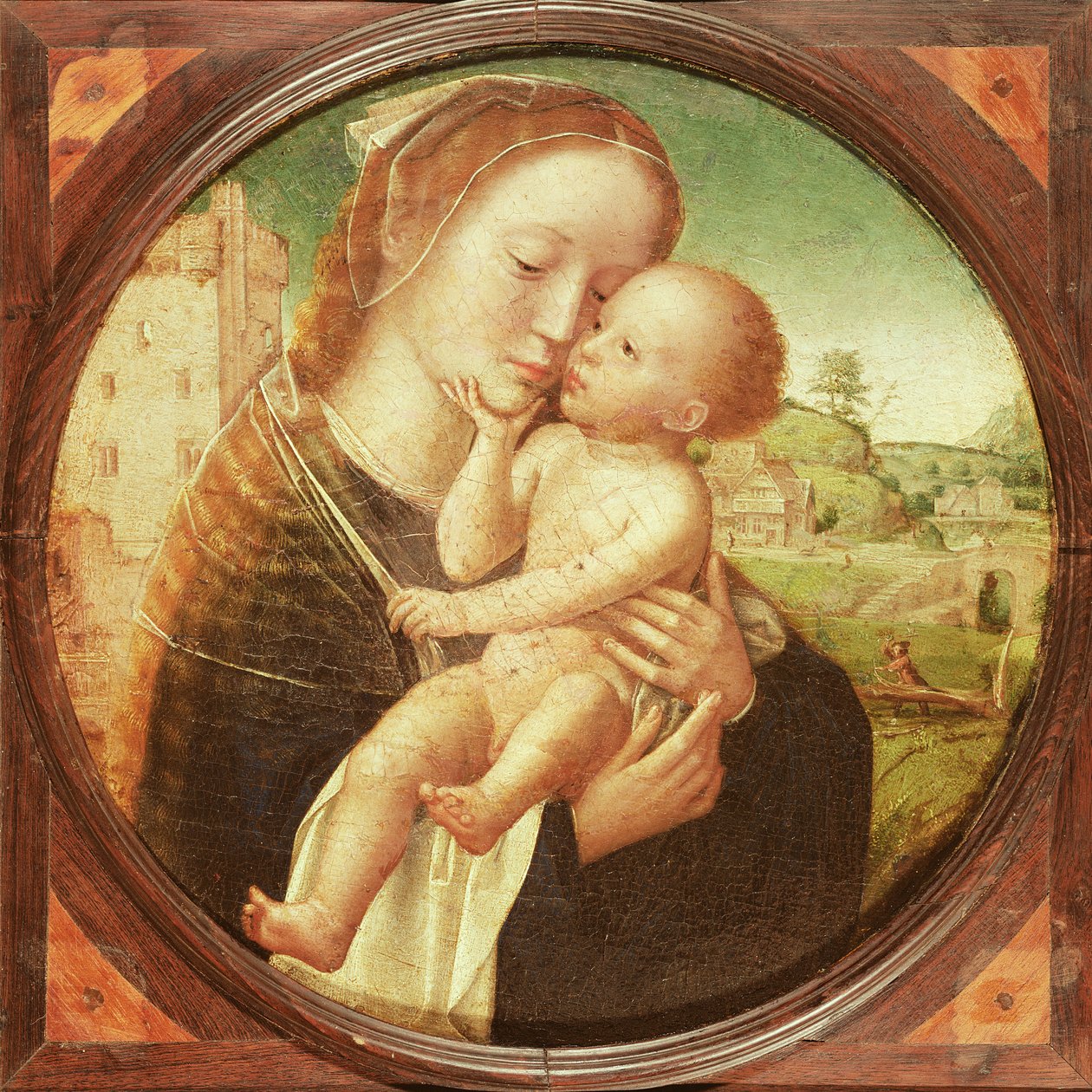 Maria mit Kind von Adriaen Isenbrandt or Isenbrant