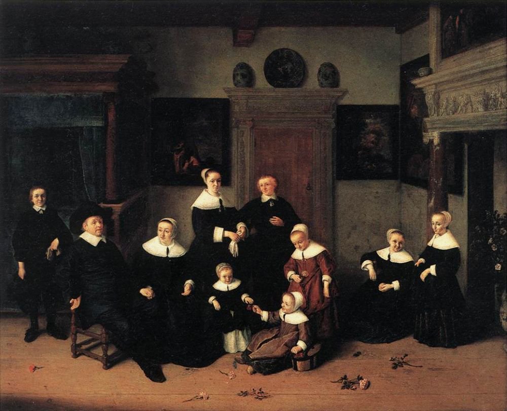 Familienporträt von Adriaen Jansz. van Ostade