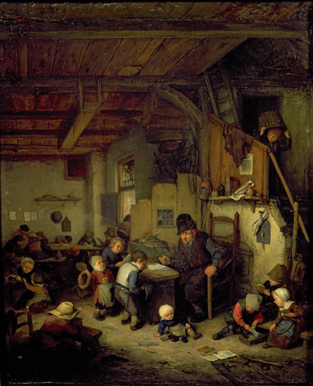 Der Schulmeister, ca. 1662 von Adriaen Jansz. van Ostade