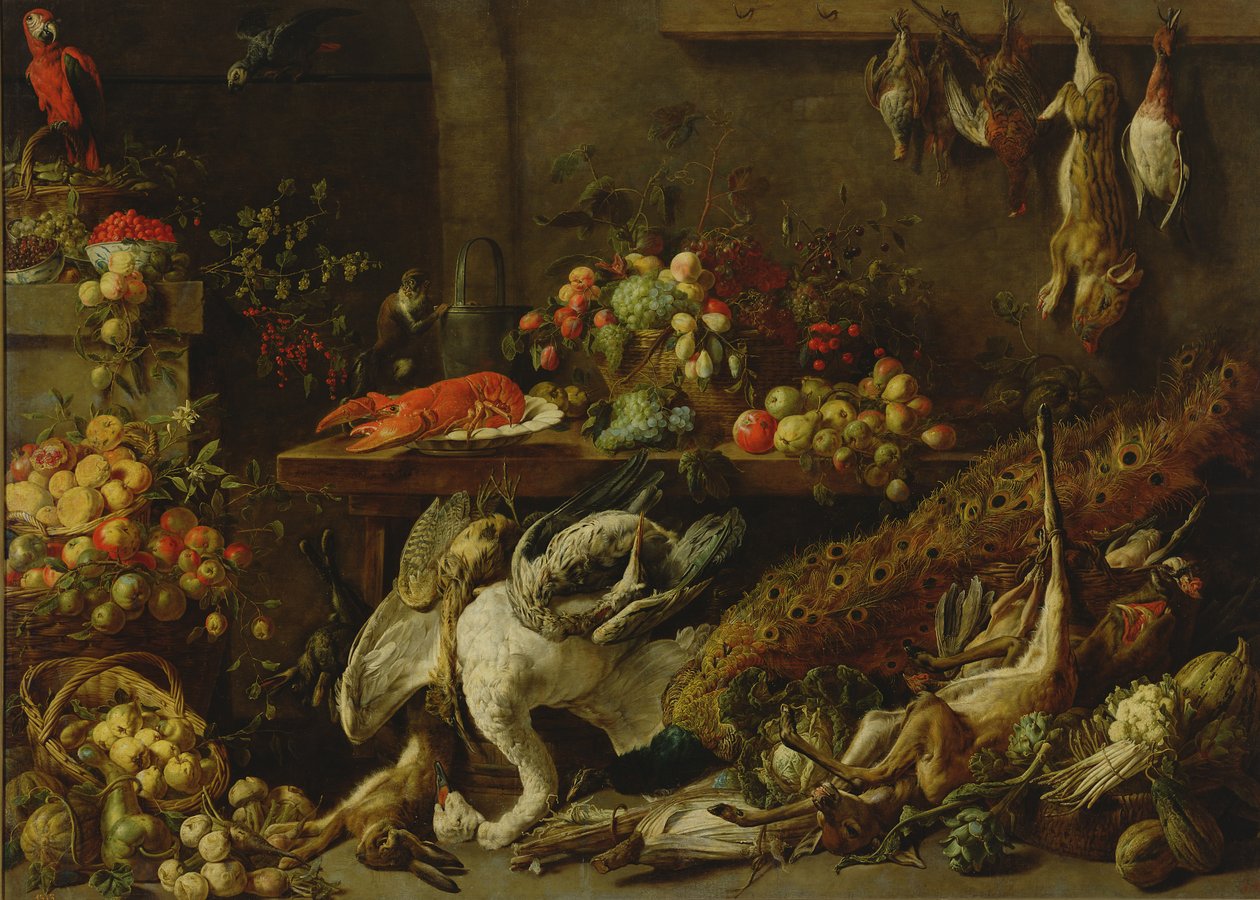 Eine Speisekammer, 1642 von Adriaen van Utrecht