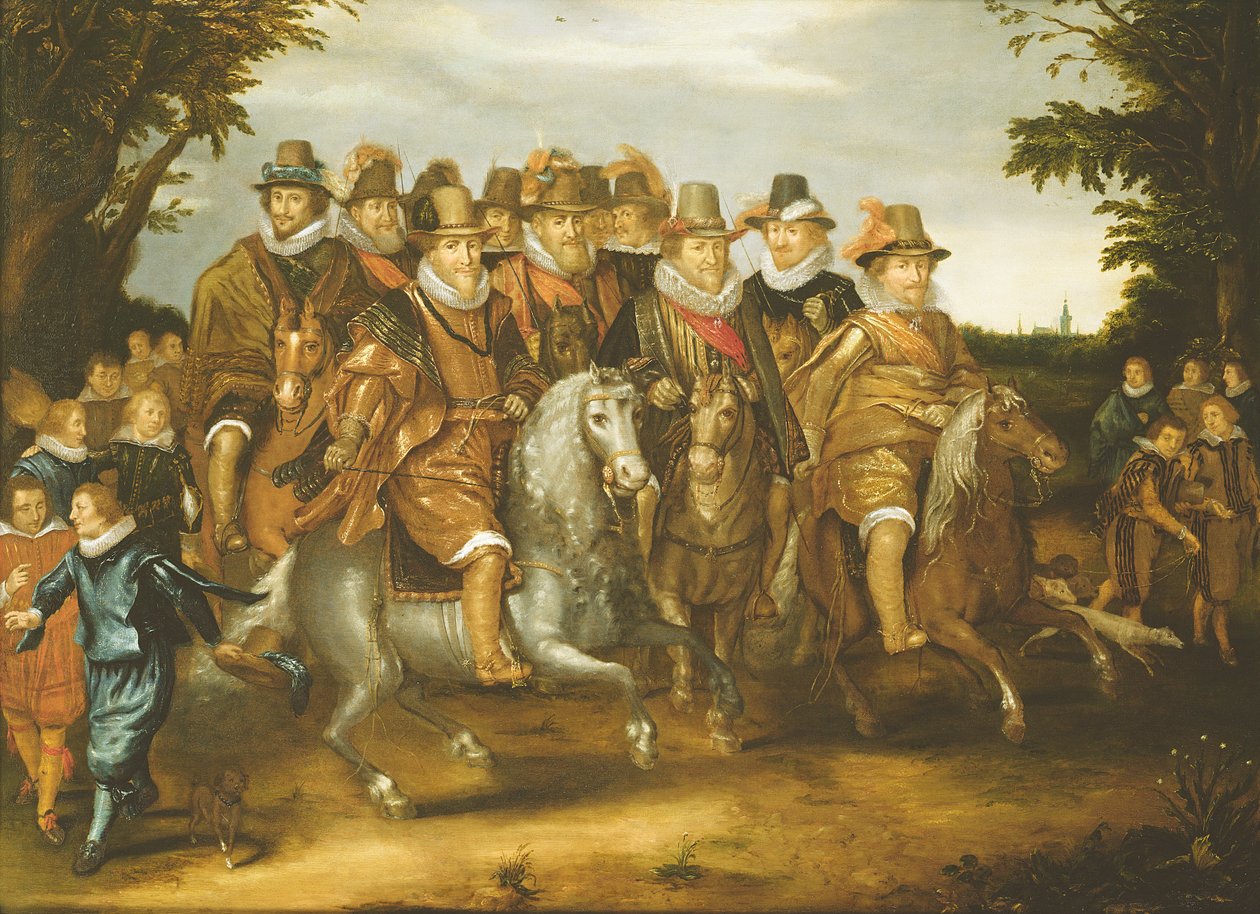 Die Prinzen von Oranien von Adriaen van de Venne