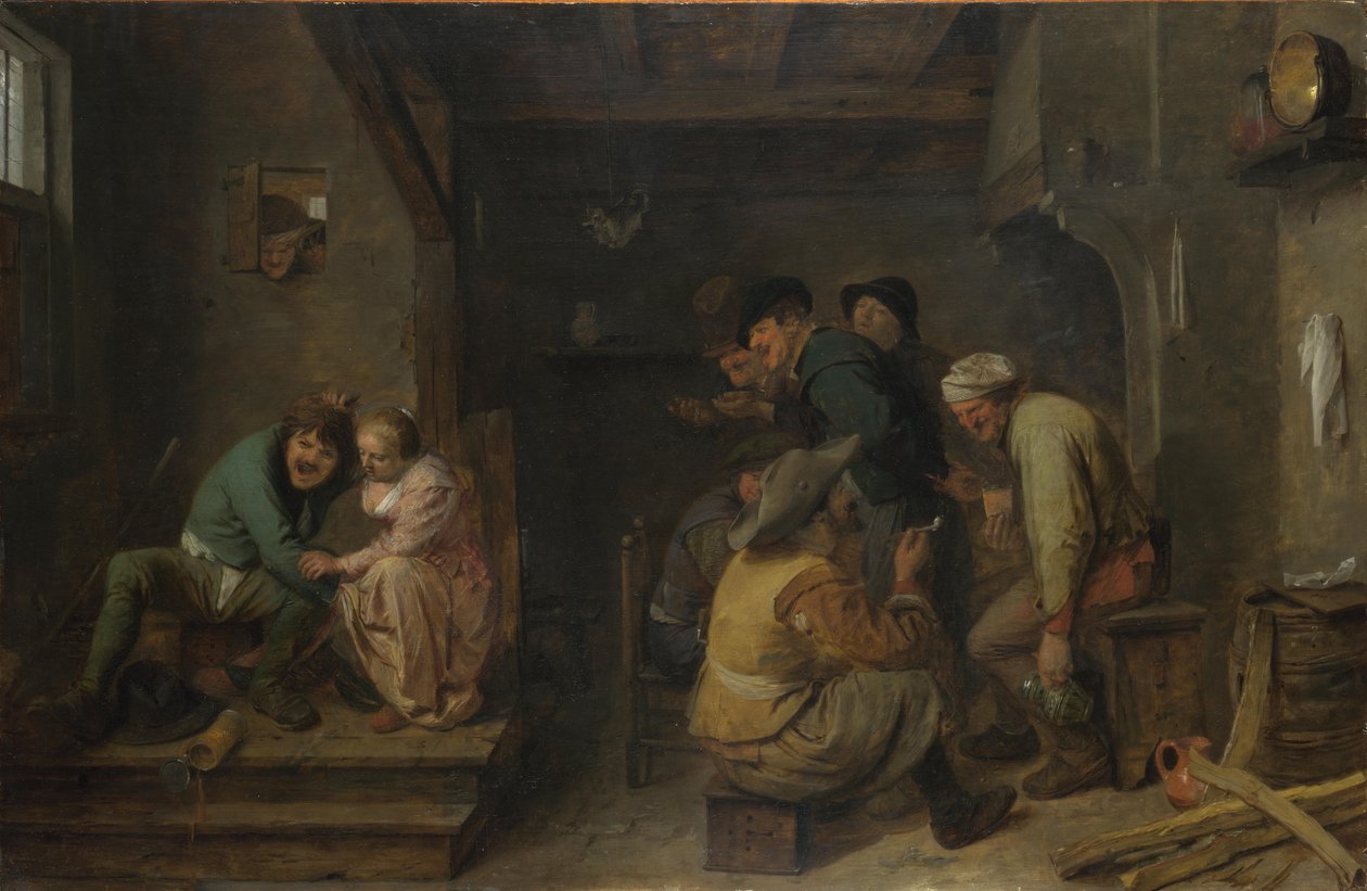Wirtshausszene von Adriaen Brouwer