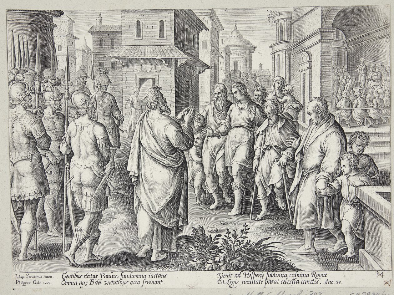Die Taten der Apostel von Adriaen Collaert