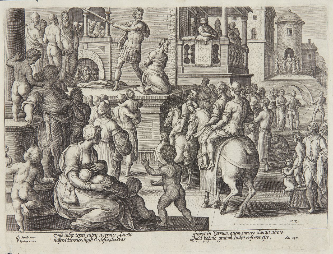 Die Enthauptung des Heiligen Jakobus von Adriaen Collaert