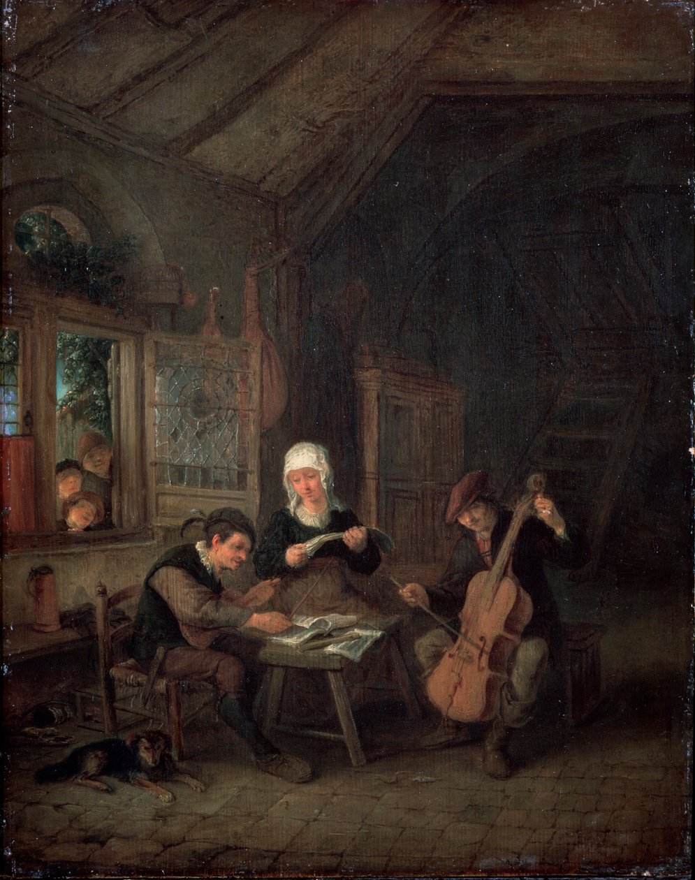 Ländliche Musiker, 1645 von Adriaen Jansz. van Ostade