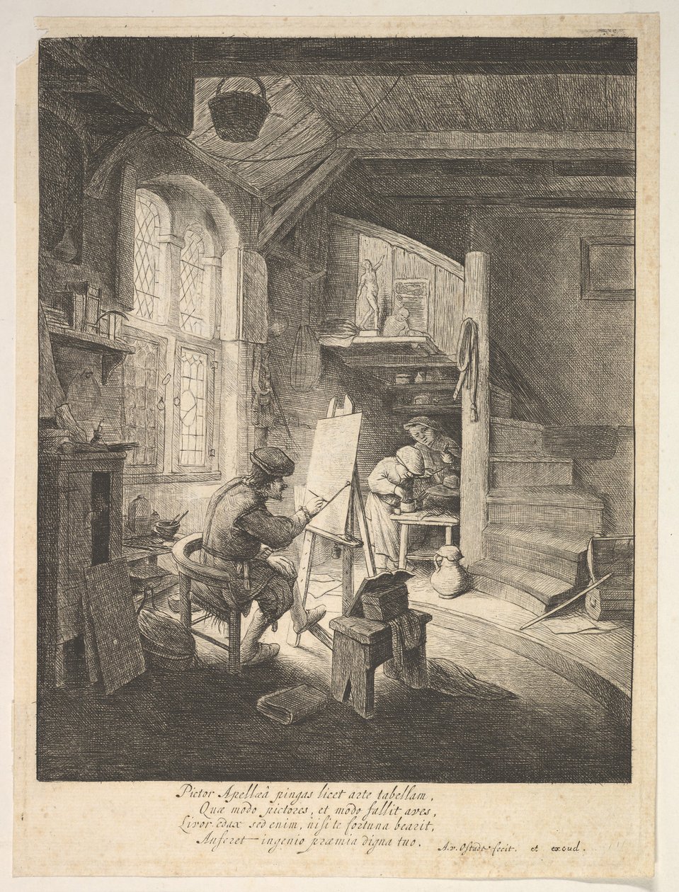 Der Maler von Adriaen Jansz. van Ostade