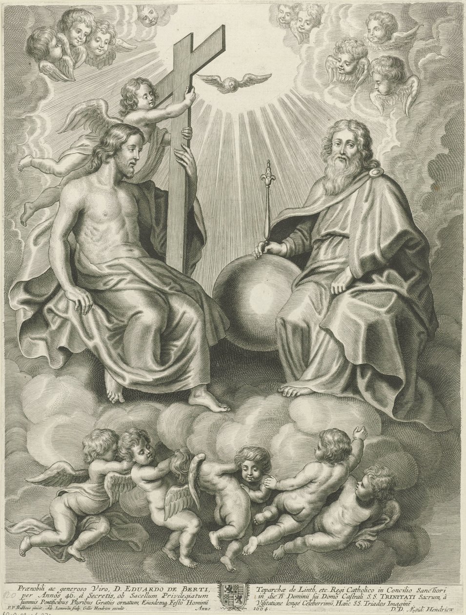 Triumph der Heiligen Dreifaltigkeit von Adriaen Lommelin