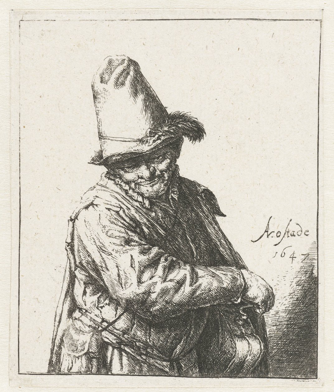 Leiermann von Adriaen van Ostade