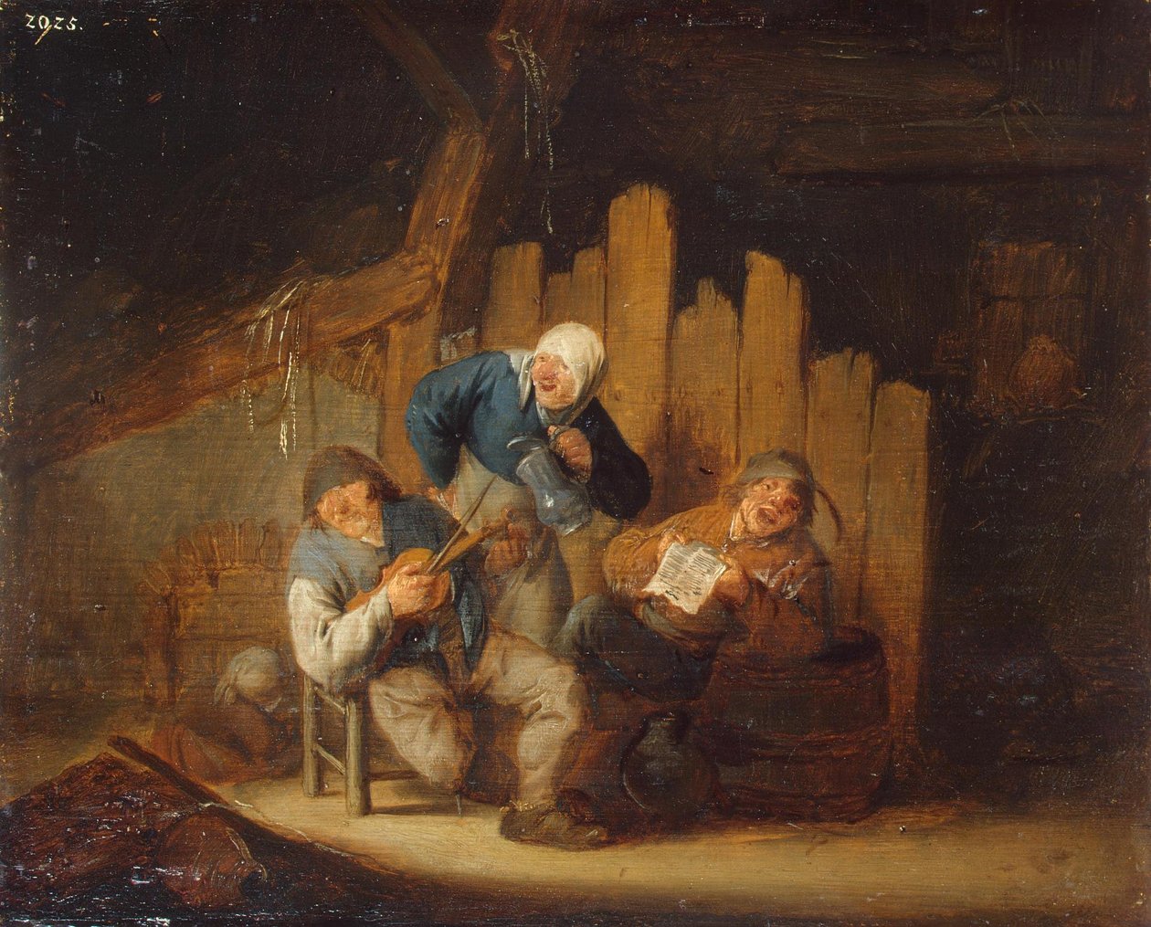 Sinn des Hörens von Adriaen van Ostade