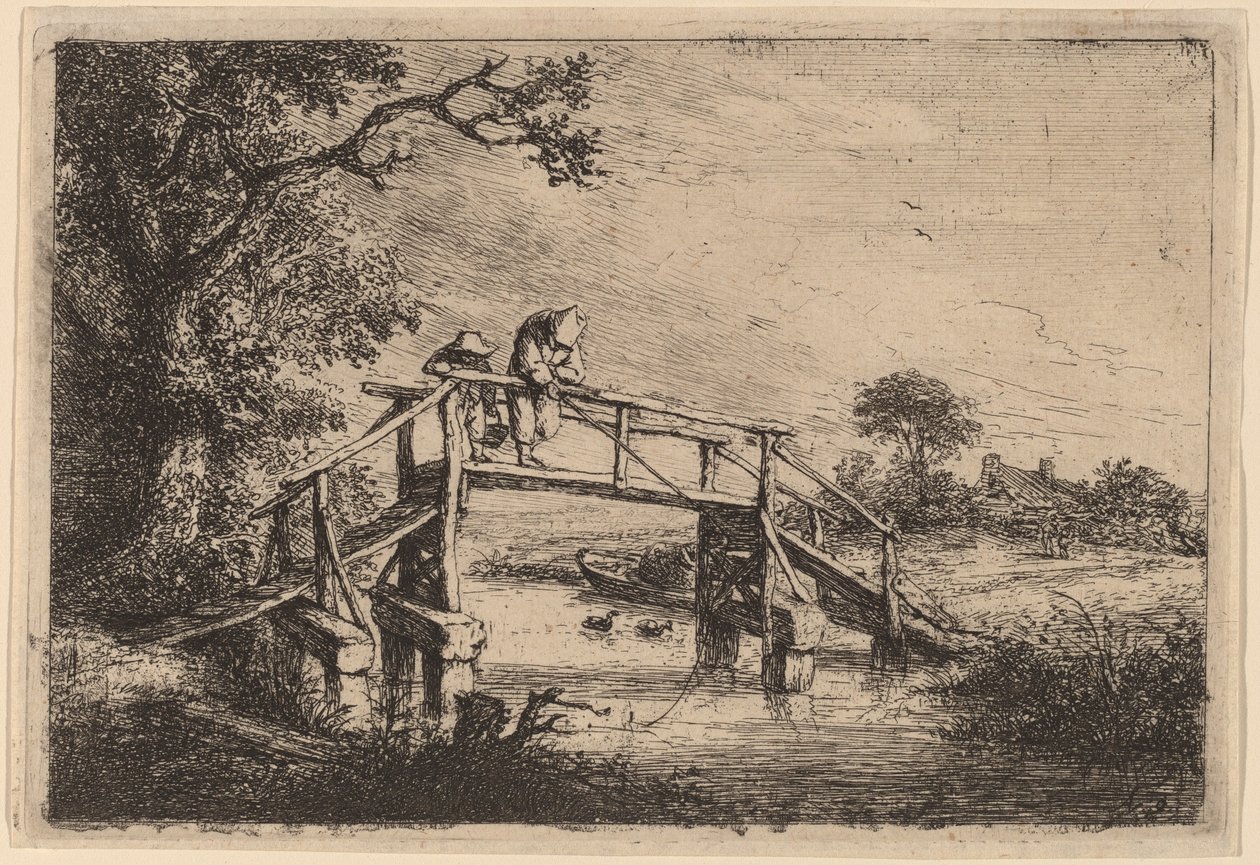 Der Angler von Adriaen van Ostade