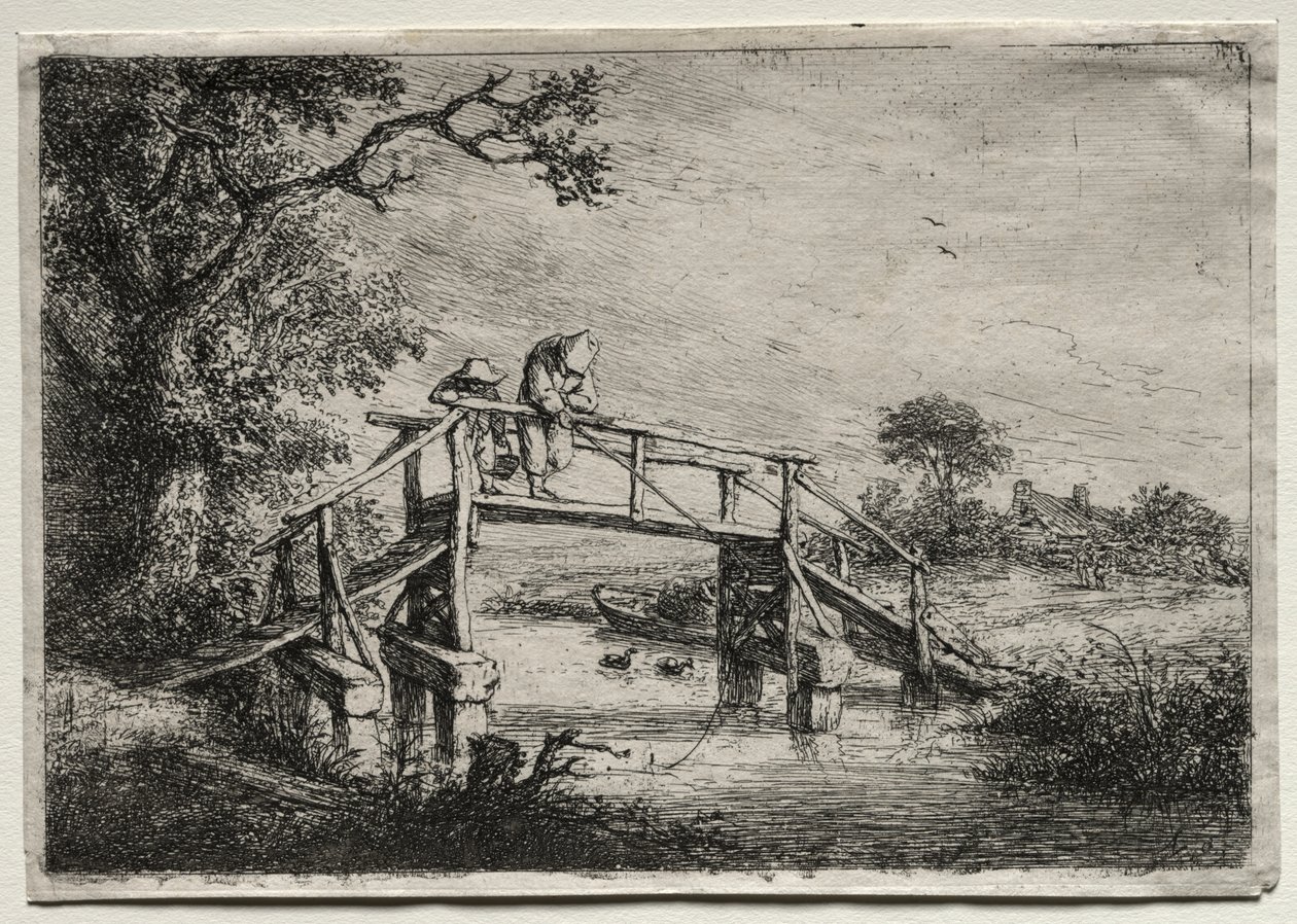 Die Angler von Adriaen van Ostade
