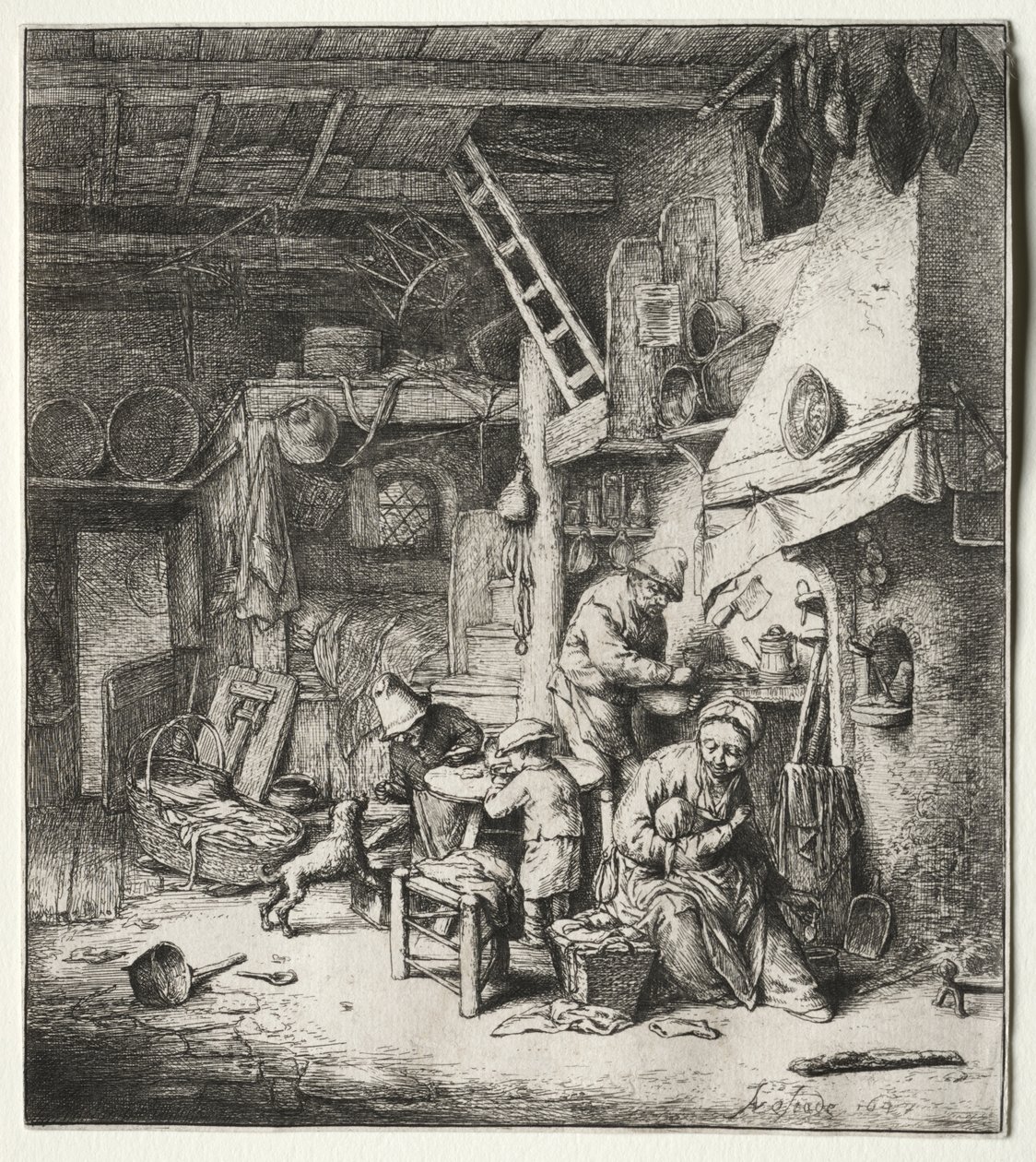Die Familie von Adriaen van Ostade