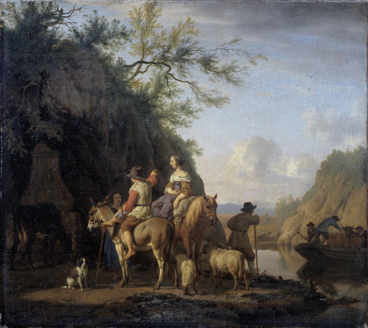 Fähre von Adriaen van de Velde