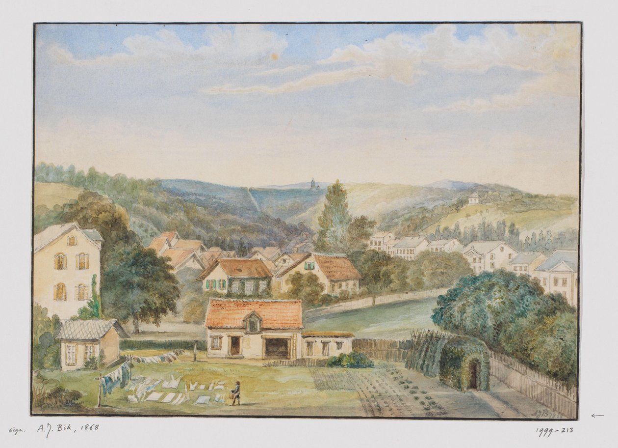 Ansicht von Soden-am-Taunus, Deutschland von Adrianus Johannes Bik