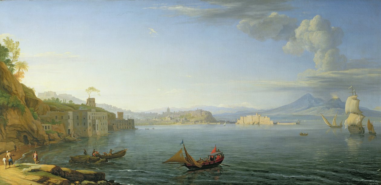 Ansicht von Neapel, 1750 von Adrien Manglard