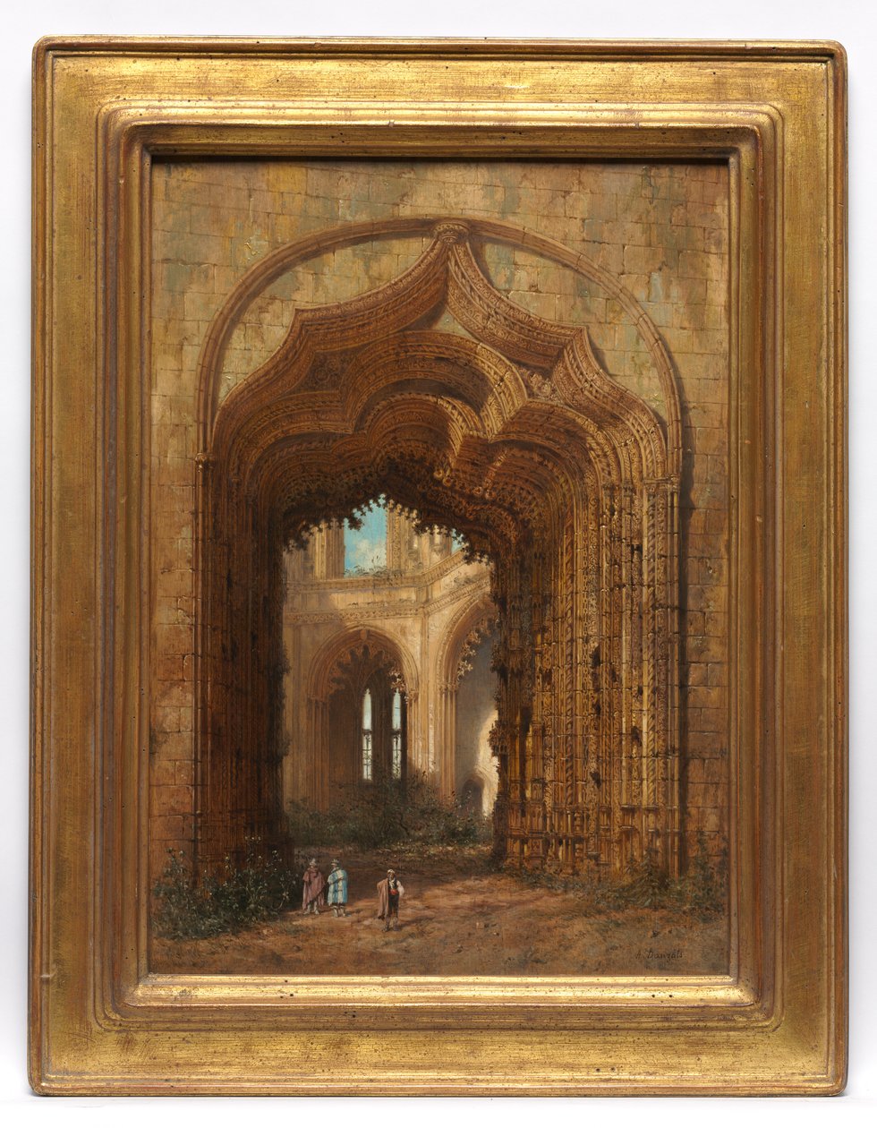 Verfallene Kirche von Adrien Dauzats