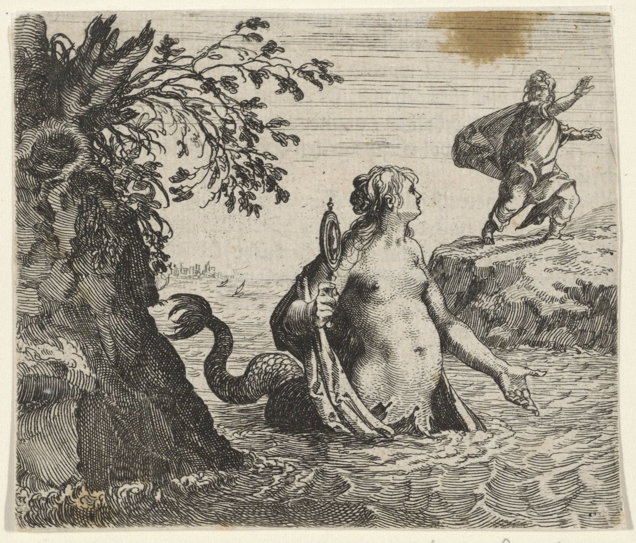 Fabel von der Meerjungfrau von Egidius  Sadeler (II)