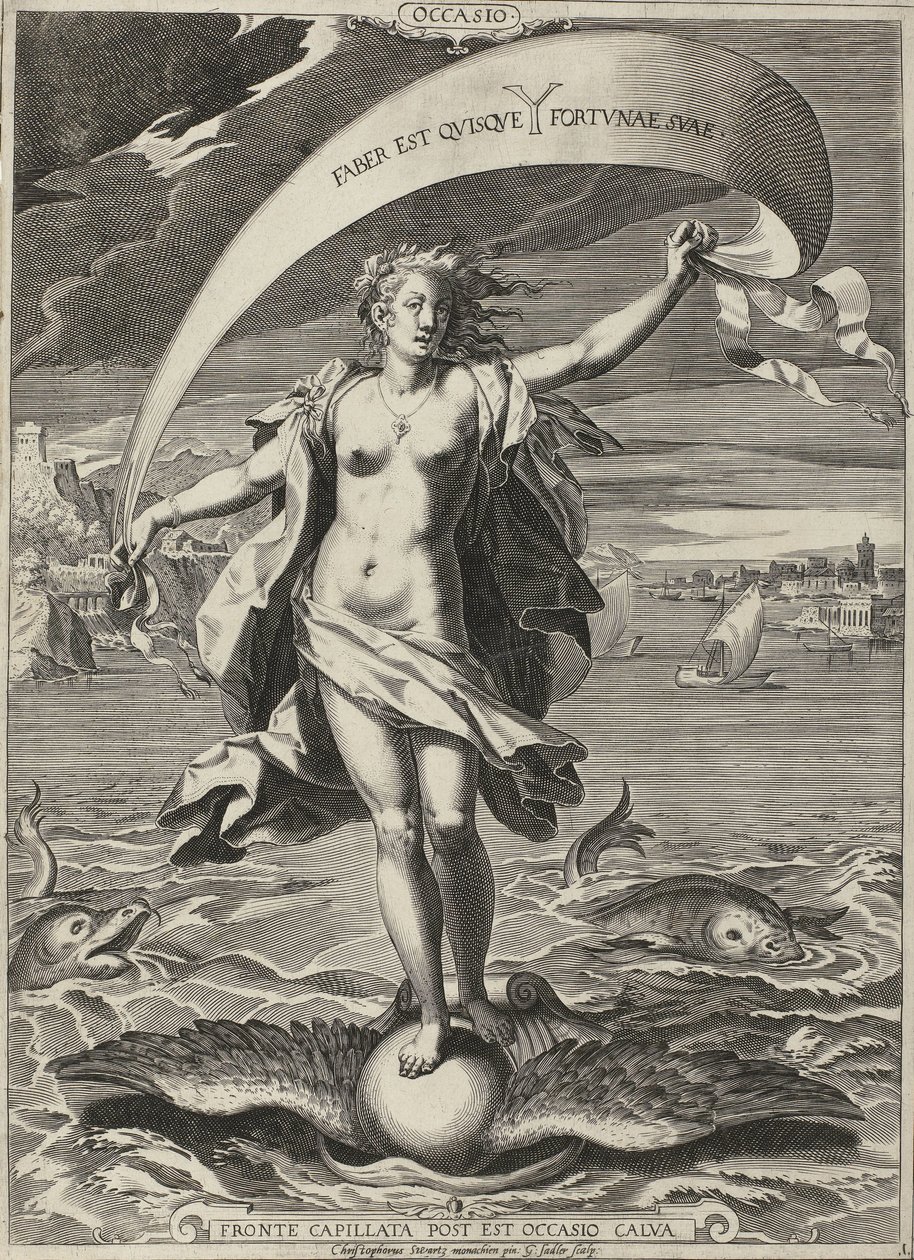 Gelegenheit / Occasio von Egidius  Sadeler (II)