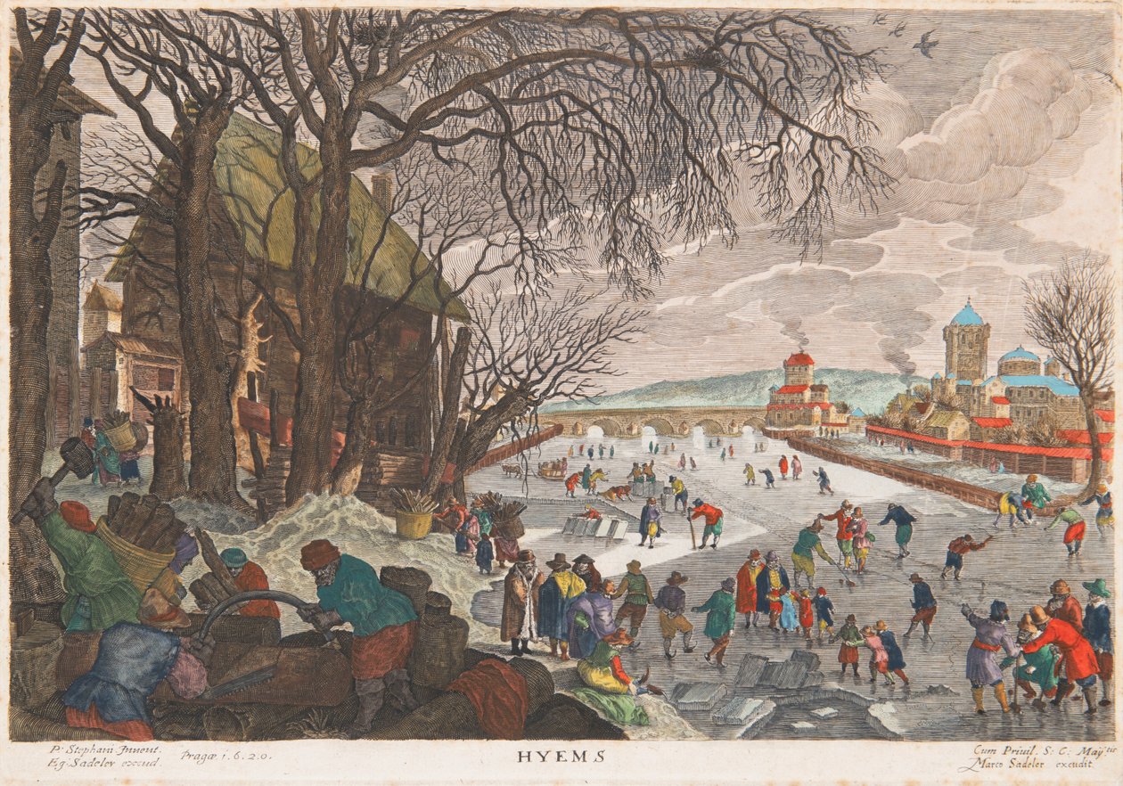 Allegorie des Winters, 1620 von Aegidius Sadeler