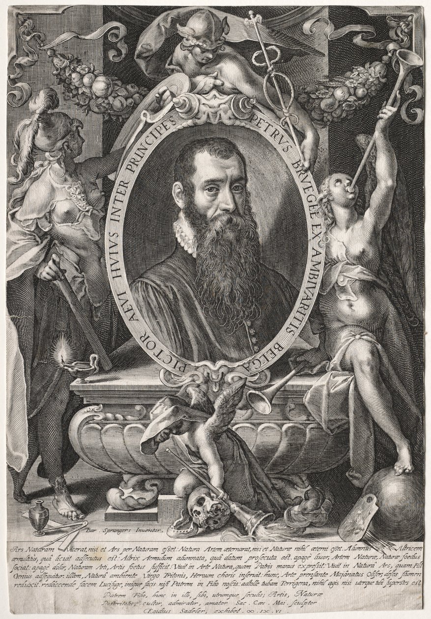 Peter Bruegel, 1606 von Aegidius Sadeler or Saedeler