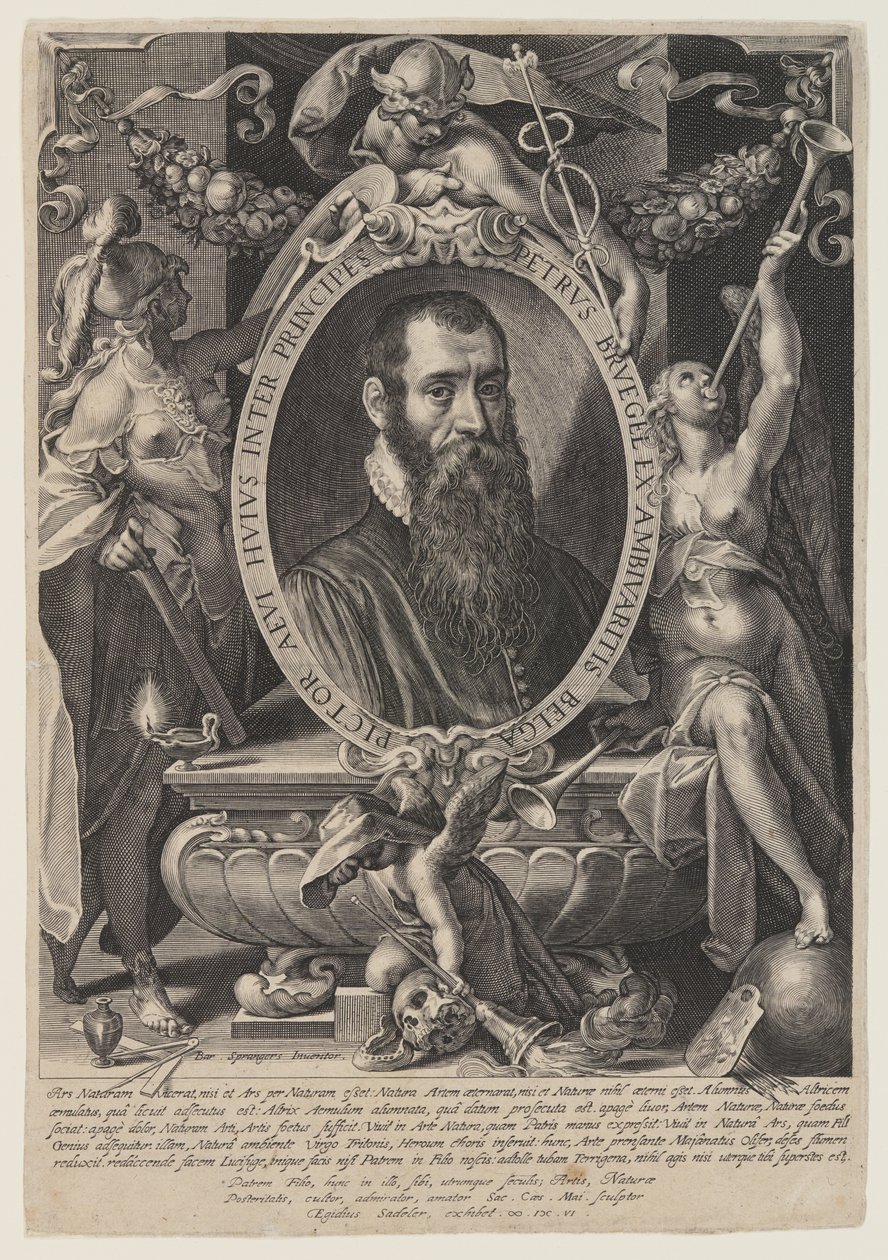 Pieter Brueghel II von Aegidius Sadeler II