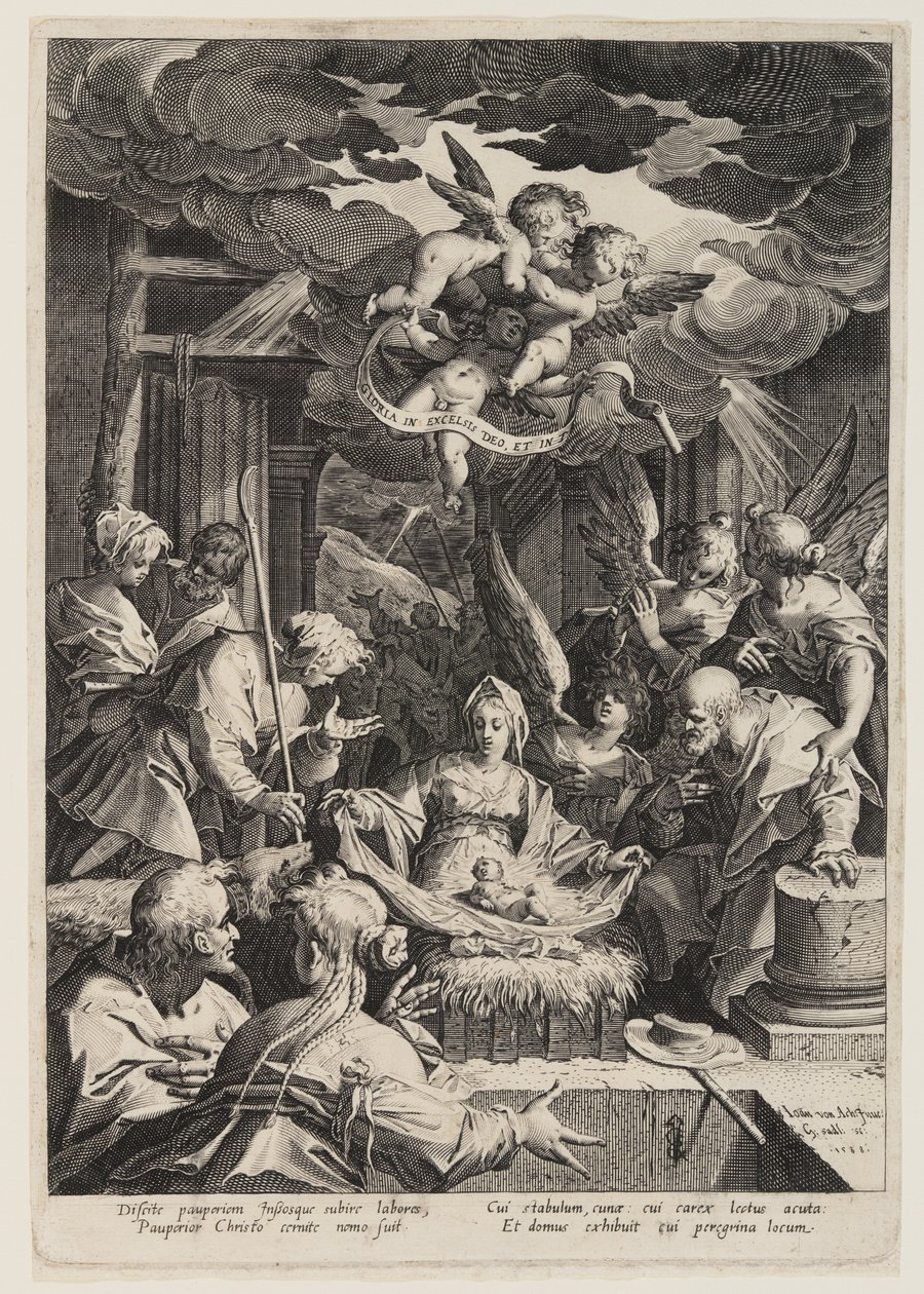Die Geburt Christi von Aegidius Sadeler II