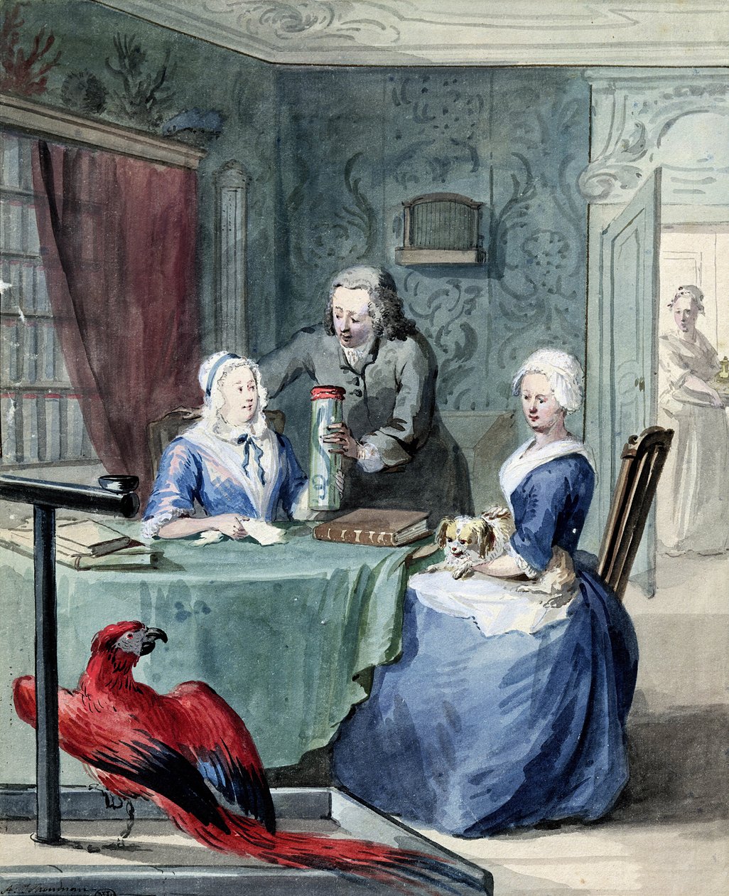 Der Naturforscher von Aert Schouman