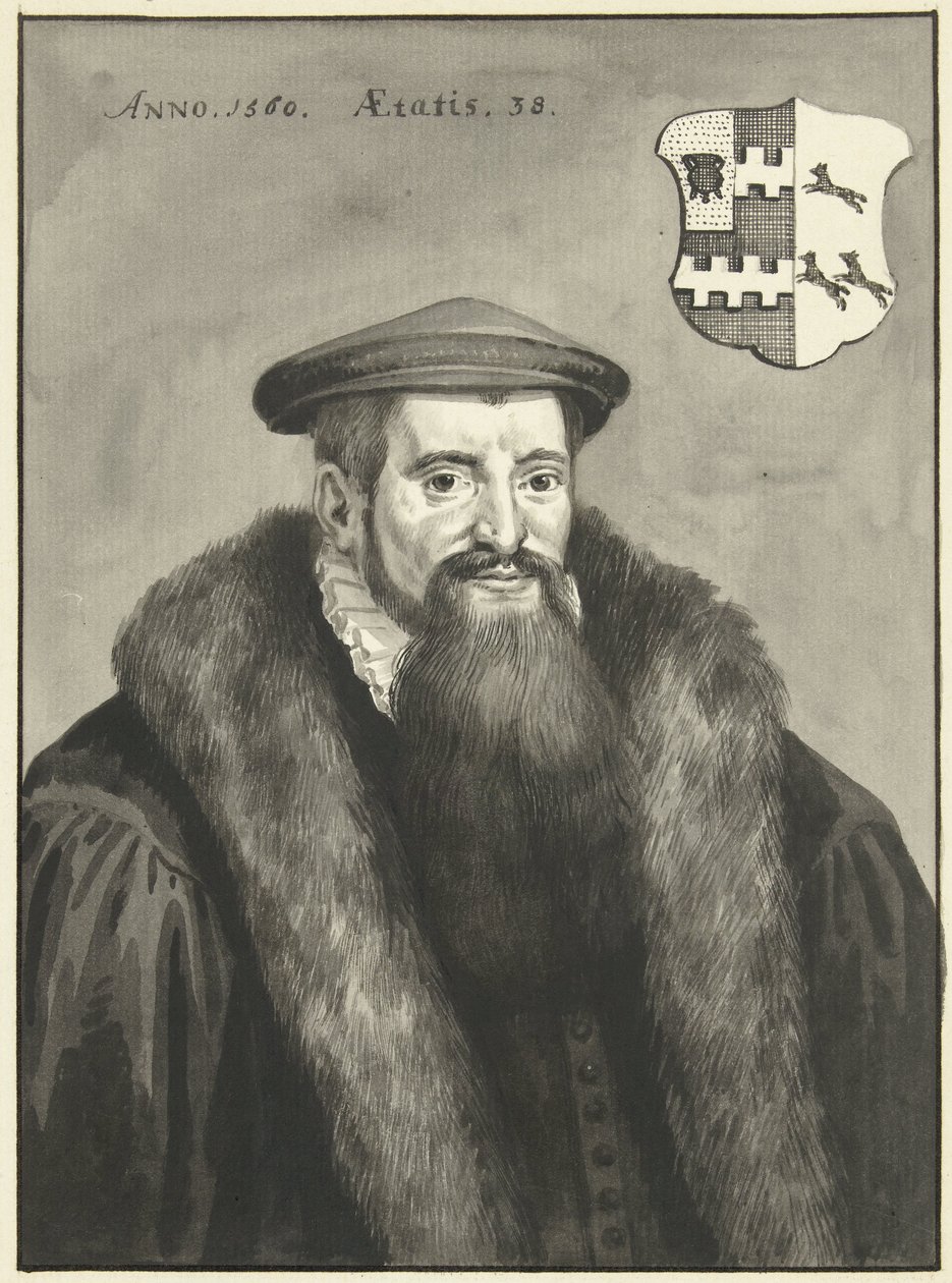 Porträt von Van Slingelandt von Aert Schouman