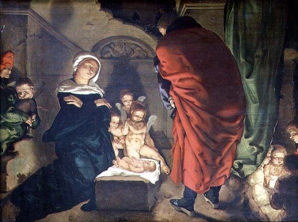 Geburt Christi von Aertgen Claesz van Leyden