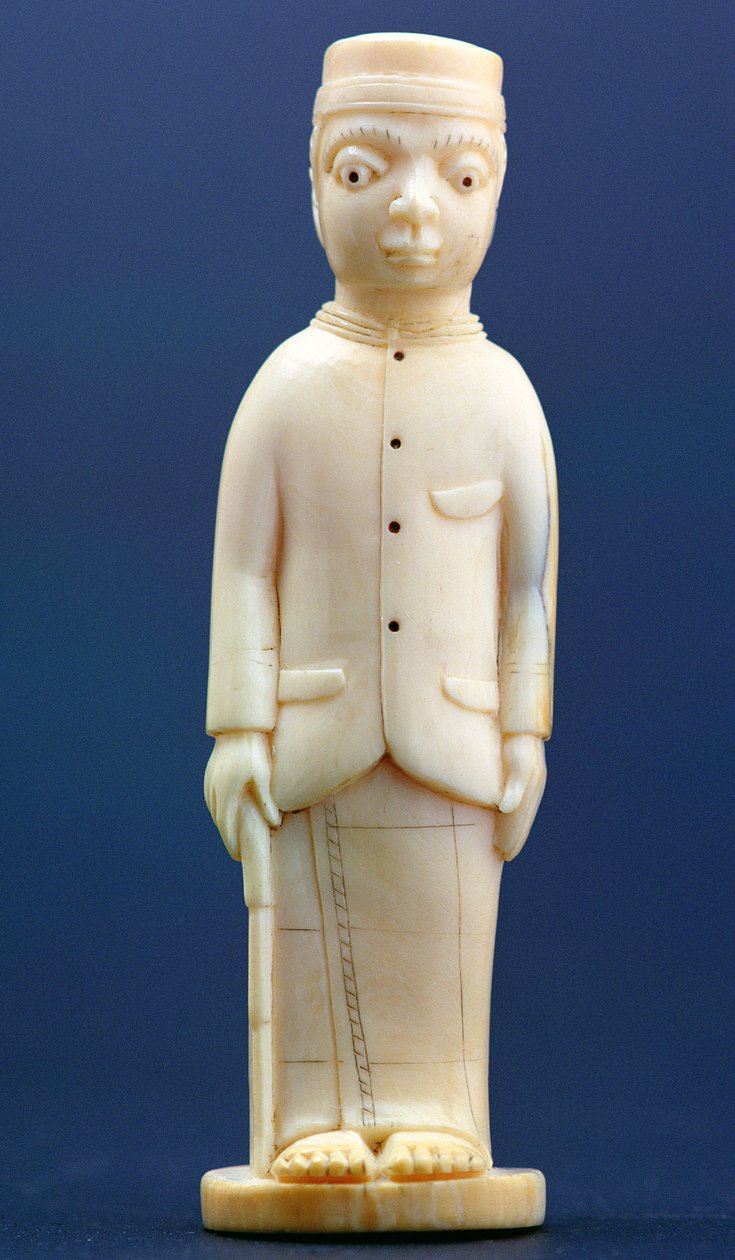 Figur eines Mannes in europäischer Kleidung, Kongo von African