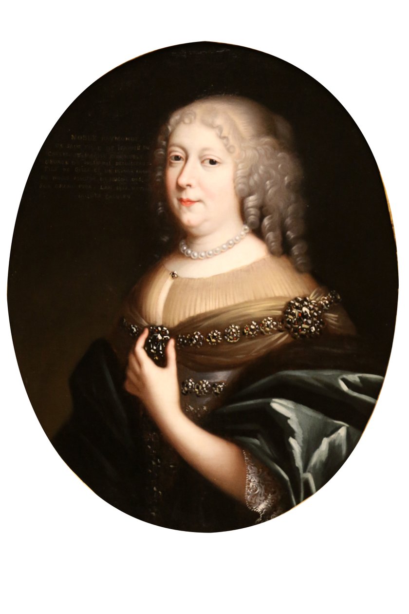 Porträt einer Frau von After Nicolas Mignard