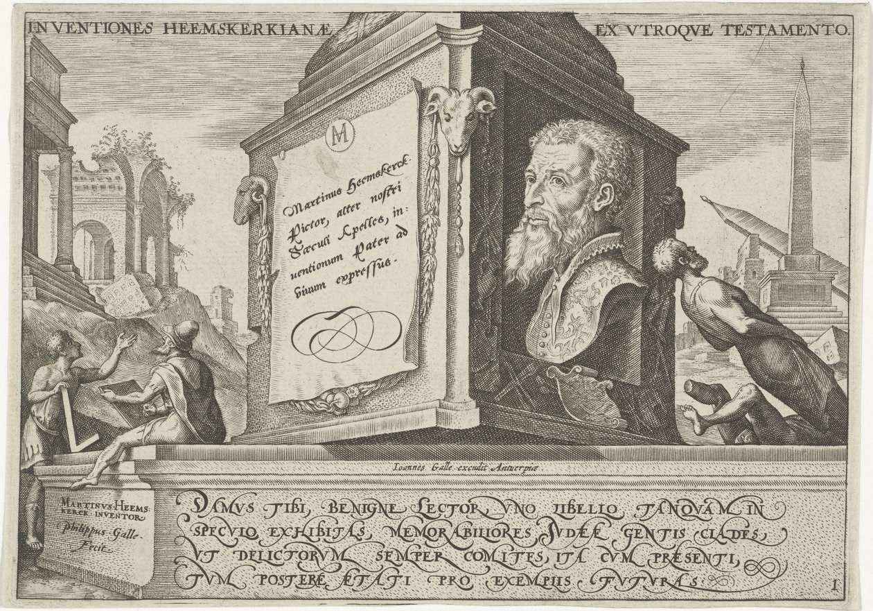 Inventiones Heemskerkianiae Ex Utroque Testamento von Philip Galle