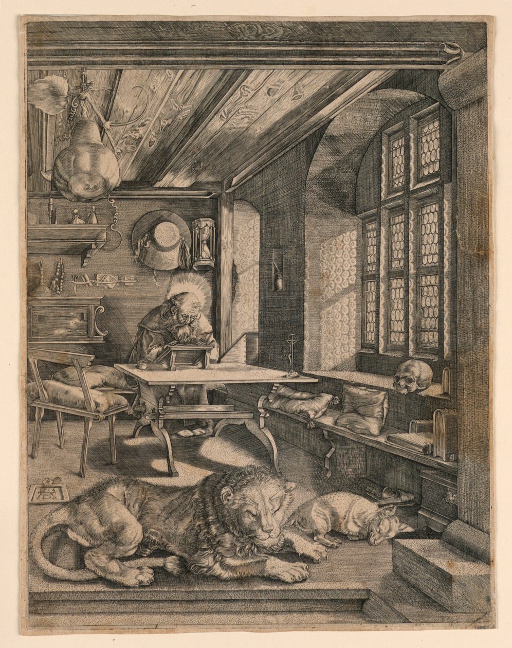 Heiliger Hieronymus in seinem Studierzimmer von After Albrecht Dürer