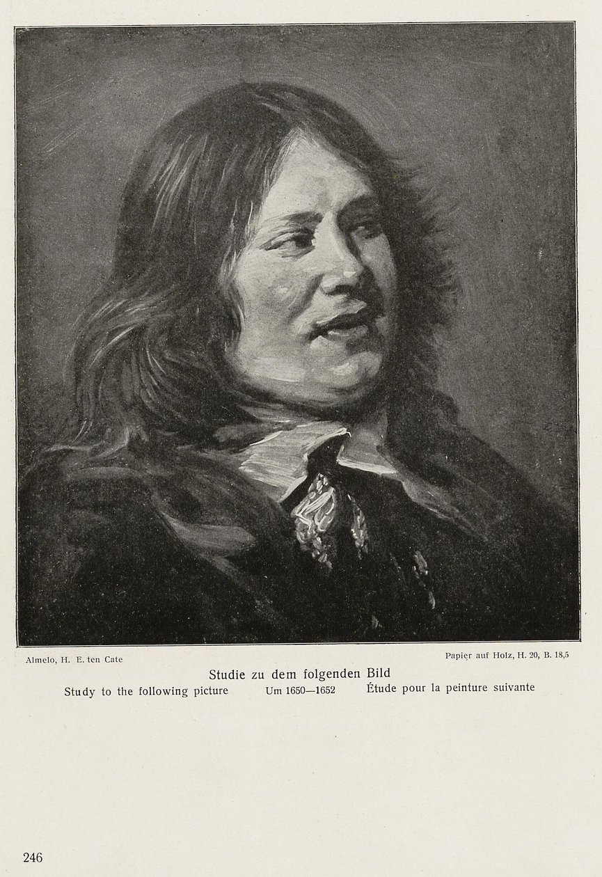 Büstenzeichnung von Stephanus Gerardts von After Frans Hals